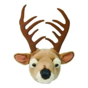 Bibib and Co - Peluche trophée cerf pas cher