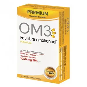 Comparateur de prix : OM3 Equilibre Emotionnel Premium | 45 gélules