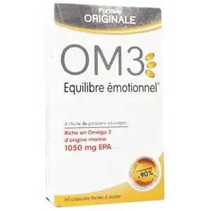 Comparateur de prix : OM3 Equilibre Emotionnel | 60 gélules