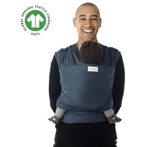 Comparateur de prix : Babylonia Écharpe de portage extensible Tricot Slen Organic Bluejeans