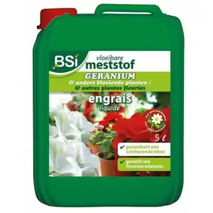 Comparateur de prix : Bsi Engrais Pour Géranium/Plante Fleurie 5 L