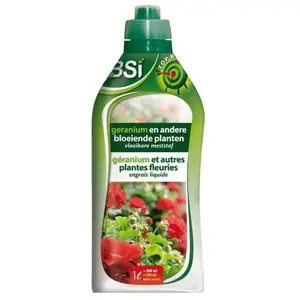 Comparateur de prix : BSI Engrais Minéral Pour Géranium - - Oligo-Eléments Soluble Dans L'Eau - 1L