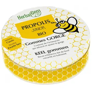 Herbalgem Propolis Gommes Bio Junior - Système Respiratoire 45 G - Herbalgem