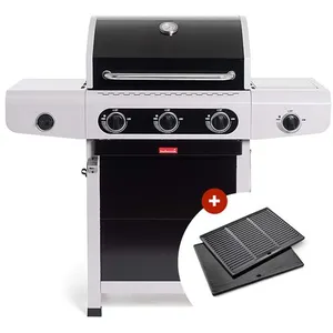 Barbecue à gaz BARBECOOK Siesta 310 Black Edition + Plancha pas cher