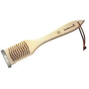 Brosse métallique en cuivre et bois Barbecook pas cher