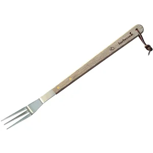 Barbecook Fourchette barbecue, Acier Inox/Bouleau FSC, 46 cm pas cher