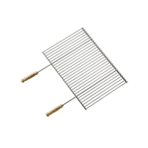 Grille professionnelle 70 - BARBECOOK - Chromée - Bois FSC - Métal pas cher