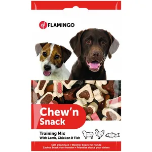 Friandises Chien - Flamingo Snack bones mix - 150 gr pas cher