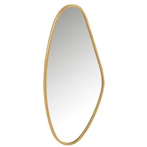 Miroir Mural Design "Abstrait" 73cm Or pas cher