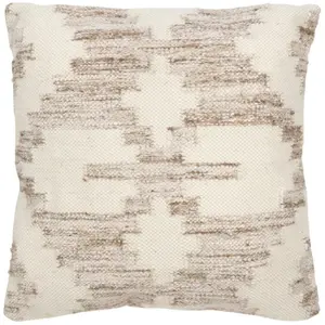 Comparateur de prix : J-Line Coussin Croix Éthnique Laine/Cotton Crème /Beige TU