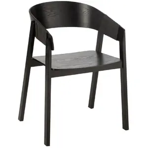 Comparateur de prix : J-Line Chaise Naga Bois De Frene/Corde Noir TU
