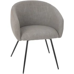 PARIS PRIX Chaise design wales 75cm gris pas cher
