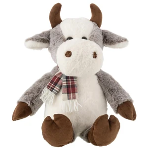 J-Line Peluche vache écharpe 35cm multicolore pas cher