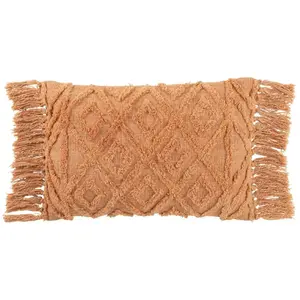 Comparateur de prix : J-Line Coussin Floches Coton Corail Long TU