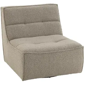 Comparateur de prix : Fauteuil Pivotant Cosy 97cm Taupe