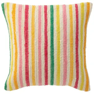 Comparateur de prix : Coussin déco en coton cocoon 50x50cm multicolore