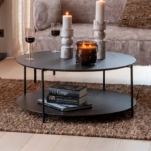 Comparateur de prix : Table basse design rodolfo 113cm marron foncé