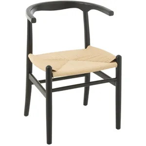 Chaise en bois toon 76cm noir pas cher