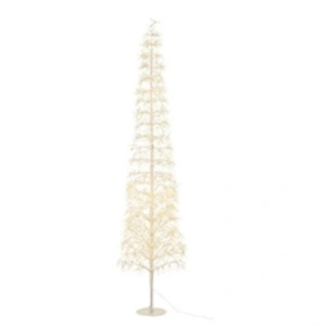 Sapin à LED en Métal "Grady" 240cm Blanc