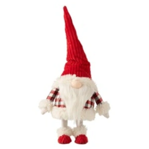 Paris Prix Statuette Déco "Père Noël qui Bouge" 48cm Rouge pas cher