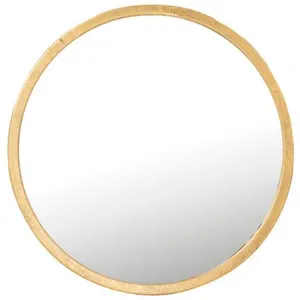 Comparateur de prix : Miroir Mural en Métal Design Mona 80cm Or