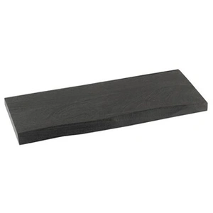 Comparateur de prix : J-LINE Etagère murale bois massif noir Boris L 70 cm