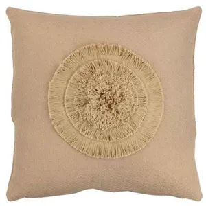 Comparateur de prix : Coussin Carré Déco Soleil 43x43cm Beige