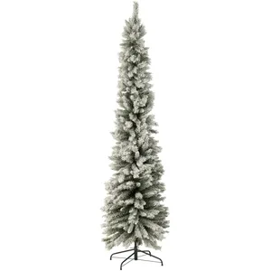 Comparateur de prix : J-Line Sapin De Noel Plastique Small Model Enneige Vert Large TU