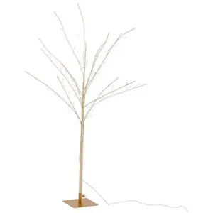 Comparateur de prix : J-Line Arbre Denude+Led Metal Or Medium TU