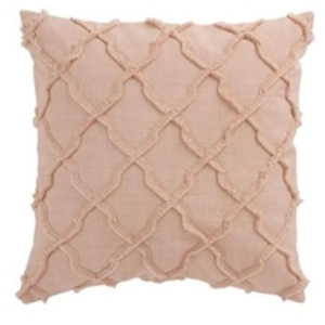 Paris Prix Coussin Déco Carré Losanges 43x43cm Rose
