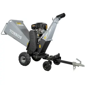 Torros Broyeur de branches grande vitesse pro tractable thermique esse... pas cher