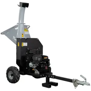Broyeur de végétaux herbes et feuillages pro tractable thermique essence 15cv 420cc 120mm avec démarrage électrique Torros HDK120 pas cher