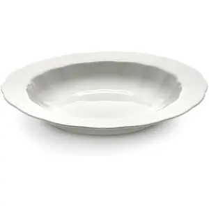 Serax - Assiettes creuses Silhouette, Sergio Herman - Set de 4 Blanc M pas cher