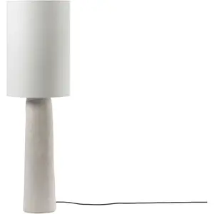 Serax EARTH-Lampadaire en lin et papier mâché H116.50cm BlancVendu parsmallable