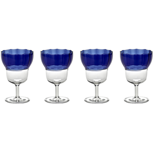 Serax - Verre à vin Yam - Bleu - Verre borosilicaté - Designer WAWW La... pas cher