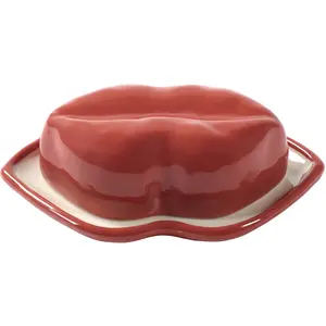 Comparateur de prix : Serax - Beurrier Les objets Moulversants - Rouge - Grès émaillé - Desi...
