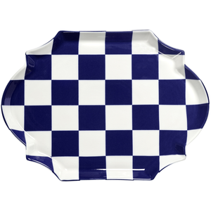 Serax - Plateau LES OBJETS MOULEVERSANTS - Bleu - Porcelaine émaillée ... pas cher