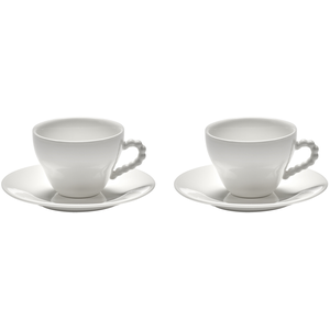Serax - Tasse avec soucoupe LES OBJETS MOULEVERSANTS - Blanc - Porcela...