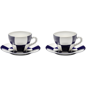 Serax - Tasse avec soucoupe LES OBJETS MOULEVERSANTS - Bleu - Porcelai...