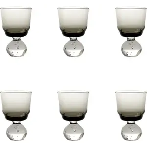 Serax - Verre à vin Eternal Snow - Gris - Verre soufflé - Designer Bel...