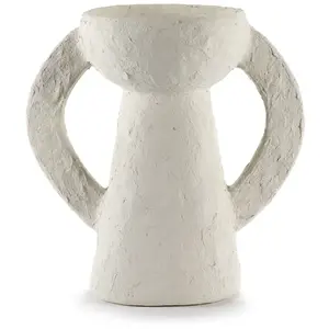 Vase en papier mâché blanc Earth L - Serax