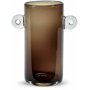 Vase en verre marron foncé Wind & Fire - Serax