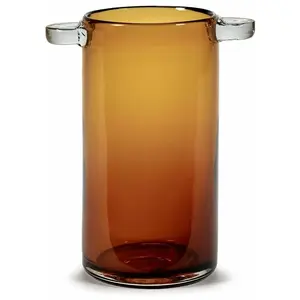 Vase en verre ambre Wind & Fire - Serax