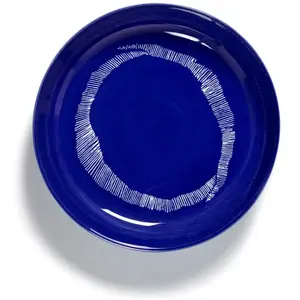 Serax - Assiettes creuse Feast, Ottolenghi - Set de 2 Bleu roi taille... pas cher