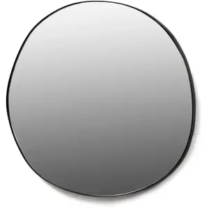 Miroir goutte" en acier noir 47cm - Serax"