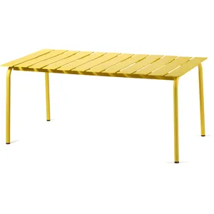 Table rectangulaire Aligned - jaune valerie_objects pas cher