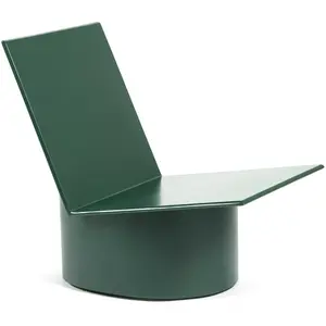 Comparateur de prix : Chaise basse en acier verte Valérie - Serax