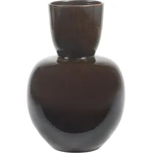 Serax - Vase Pure - Marron - Grès - Designer Pascale NaessensVendu parmade-in-design