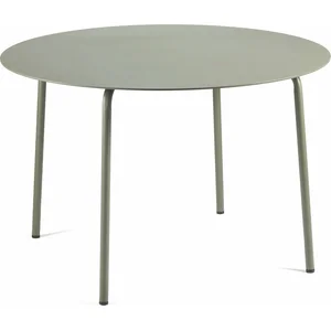 Table à manger ronde en aluminium verte 115 x 74 cm August - Serax