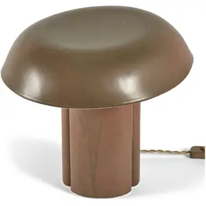 Lampe de table en grès brun 31x35cm Oliver - Serax pas cher